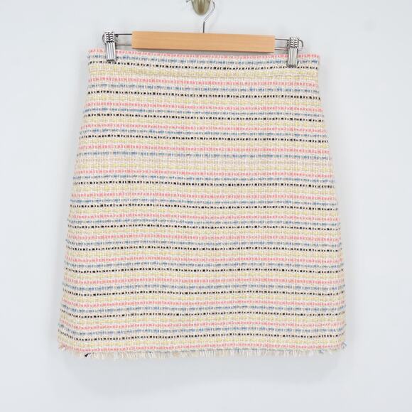 Ann Taylor Shimmer Fringe Tween Multicolor Skirt Size 4 - Picture 2 of 8